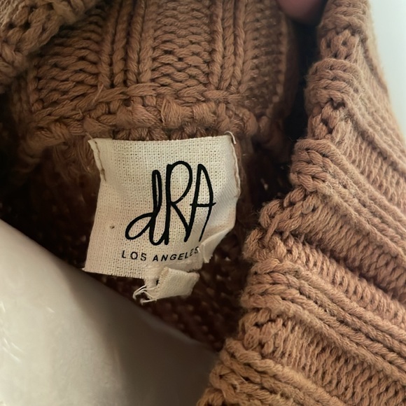 dRA Los Angeles Slouchy Brown Cotton Sweater - Picture 6 of 7